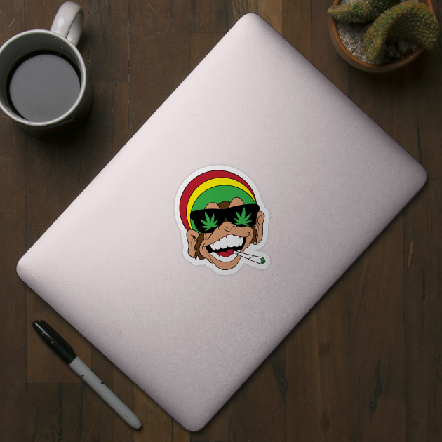 Rasta Monkey by defytees